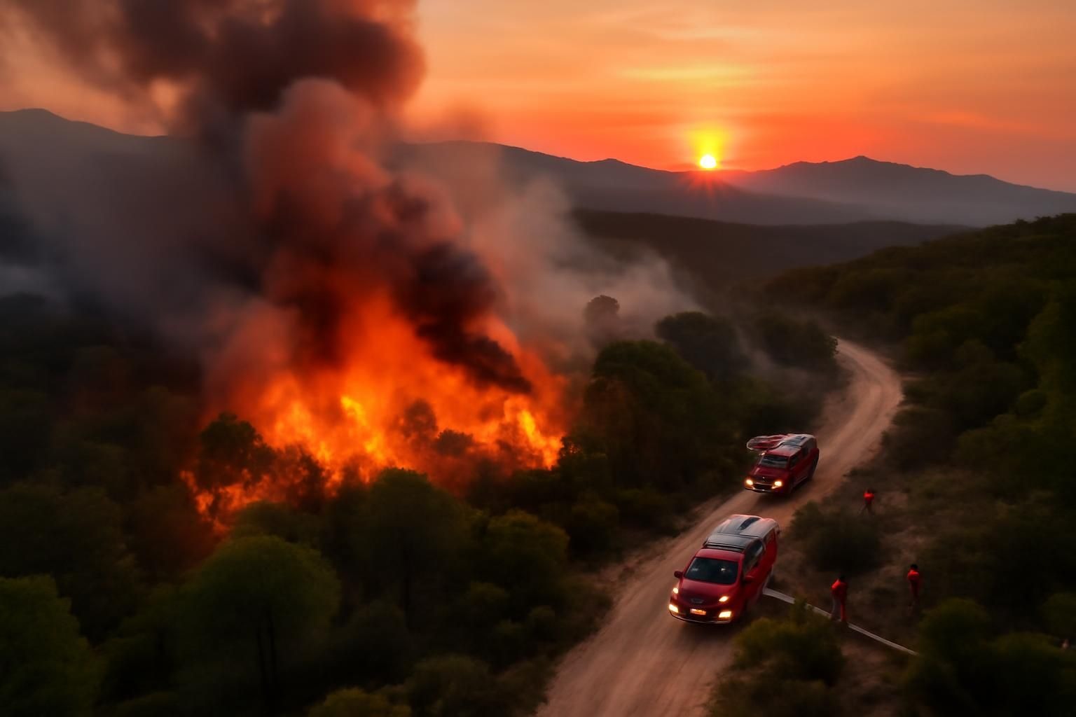 le tour de france 2026 confronté à un défi majeur : un incendie dévastateur dans les pyrénées-orientales menace la tenue de la troisième étape, suscitant inquiétudes et adaptations.