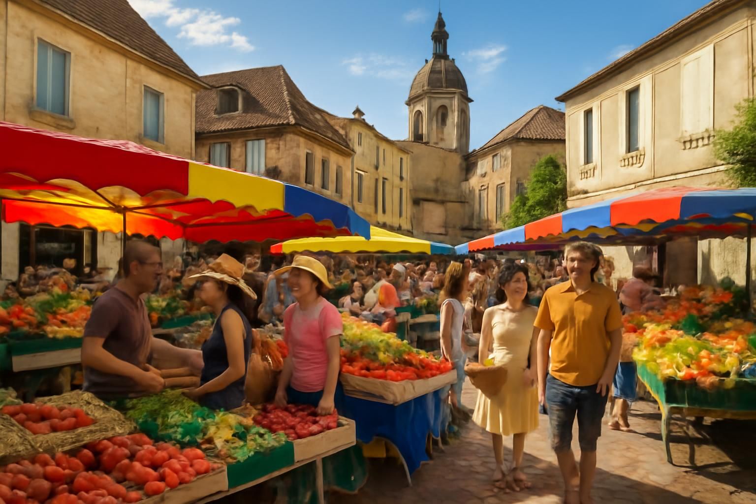 découvrez que le marché de bergerac en dordogne restera ouvert samedi 11 juillet 2026, malgré le passage du tour de france, pour profiter des produits locaux et de l'ambiance festive.
