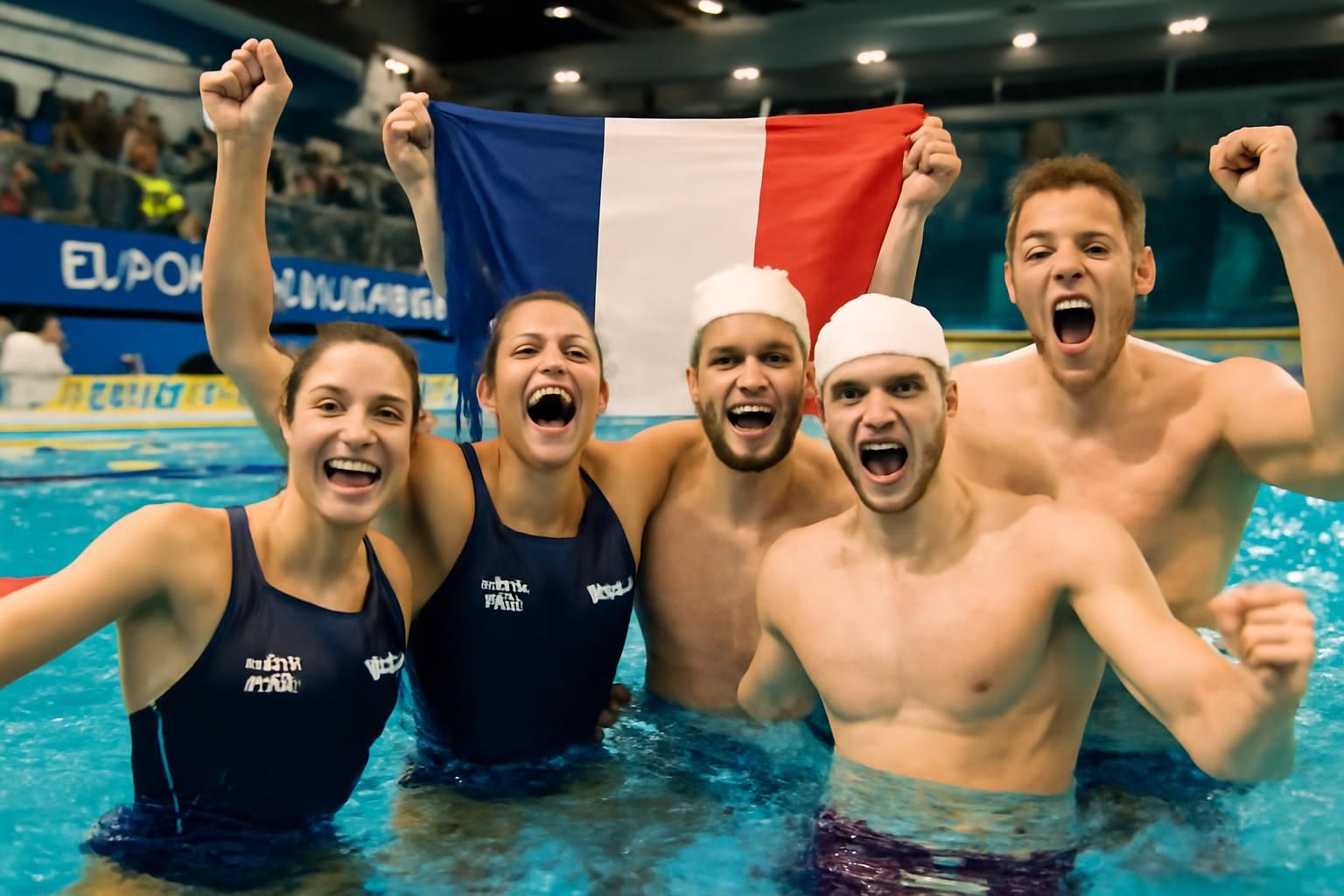 suivez en direct le championnat d'europe de natation avec la performance historique de marchand, tandis que grousset et baez vivent une déception majeure.