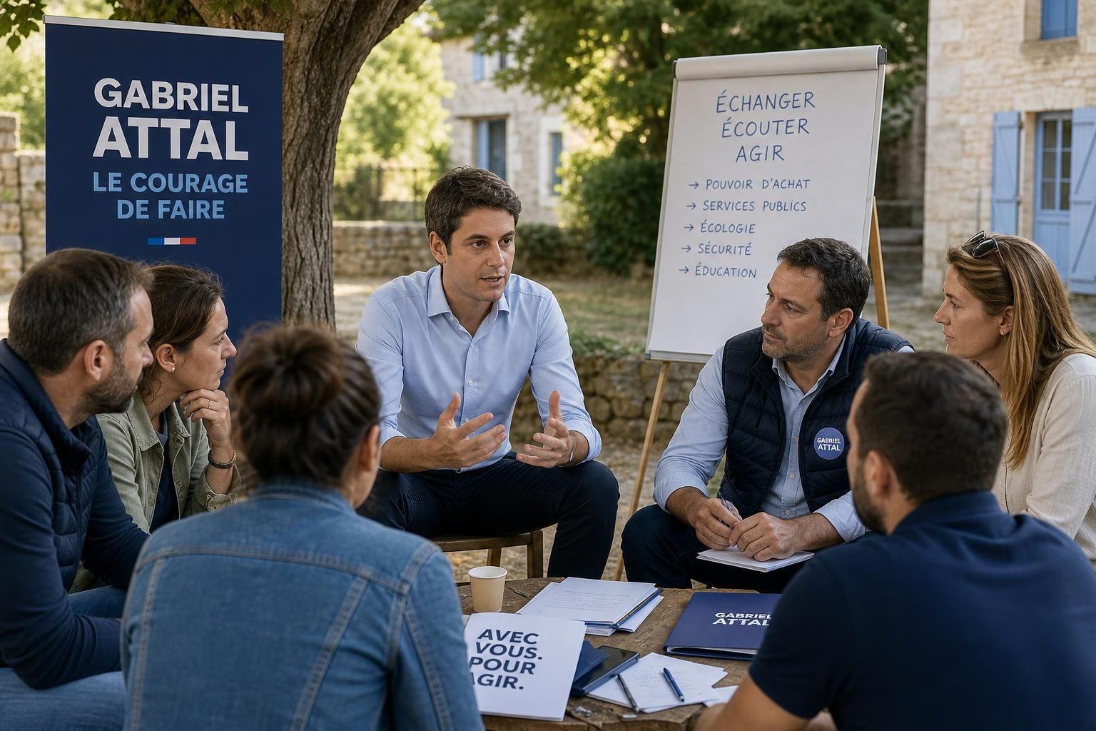 découvrez les stratégies et les référents locaux présentés par gabriel attal pour préparer la campagne présidentielle 2027.
