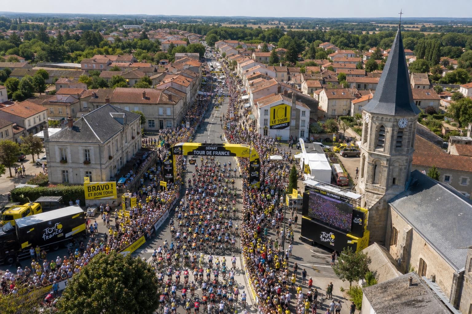 découvrez comment une petite commune de 5 000 habitants a réussi à devenir la ville départ du tour de france 2027 grâce à une histoire inspirante et un engagement exceptionnel.