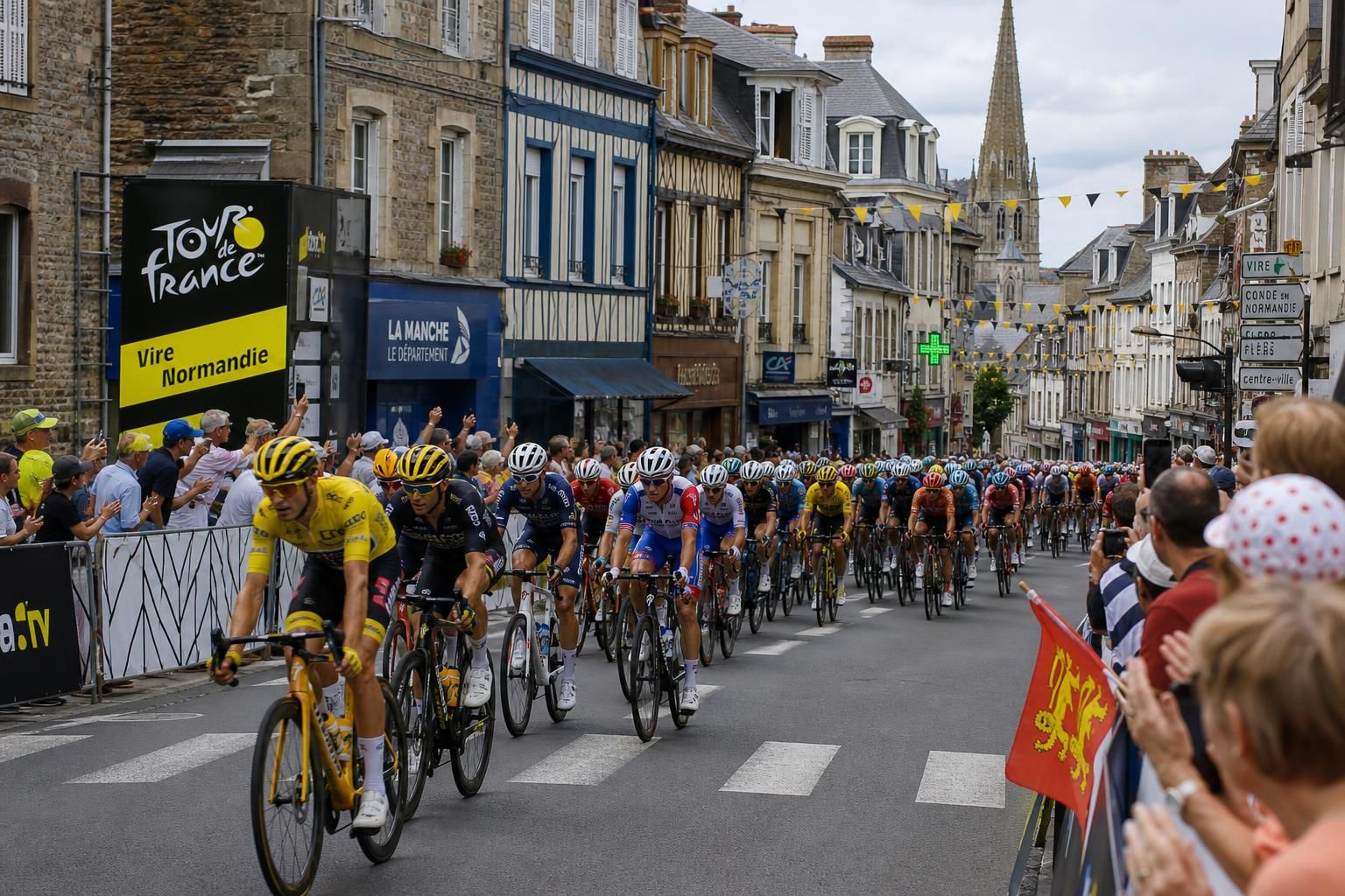 découvrez quelles communes de la manche pourraient accueillir le tour de france 2027 après le refus de saint-james, et suivez les dernières actualités sur cet événement sportif majeur.
