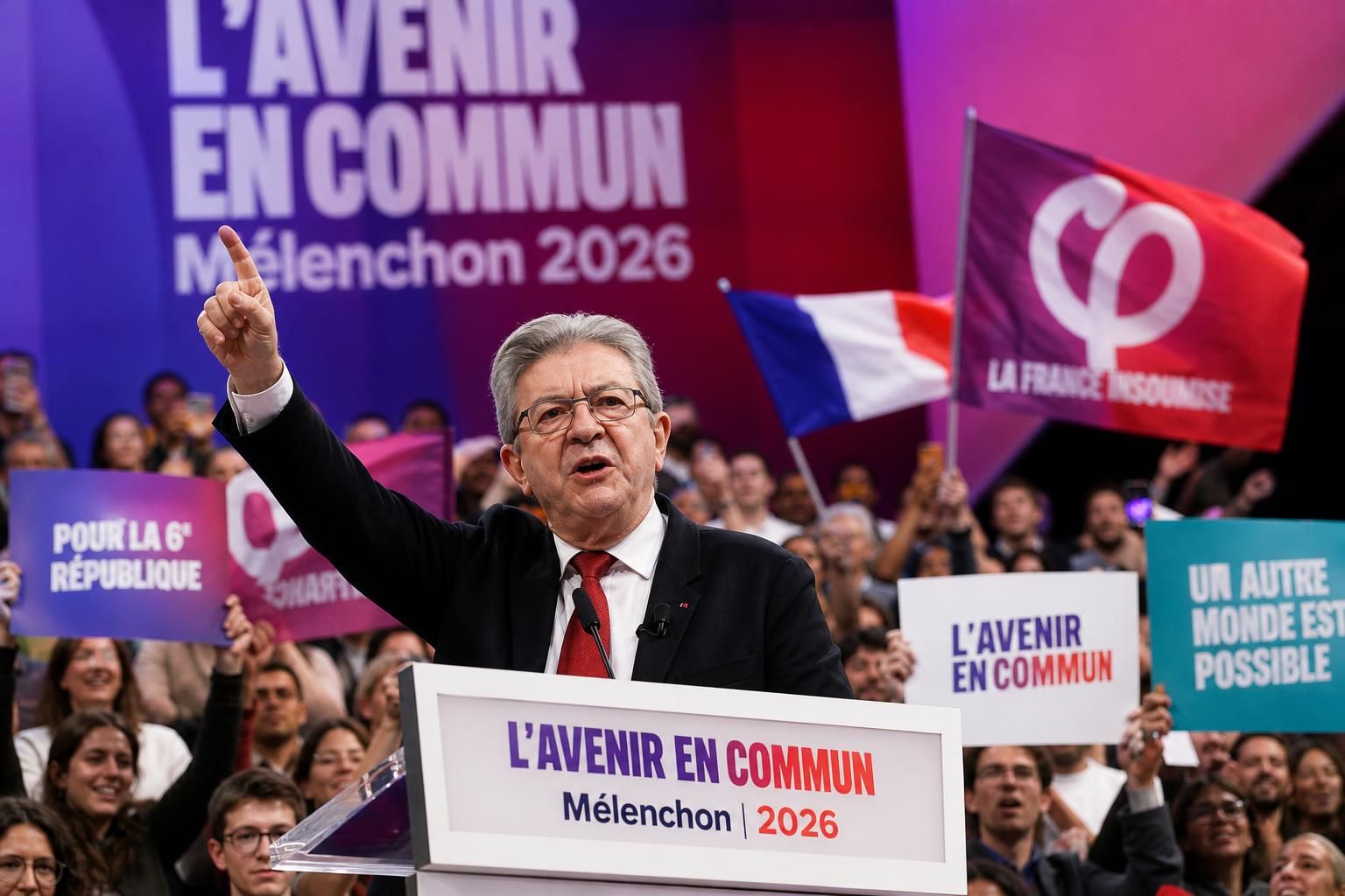 découvrez les dernières tendances de la présidentielle 2027 avec jean-luc mélenchon en bonne position pour accéder au second tour, selon un nouveau sondage.