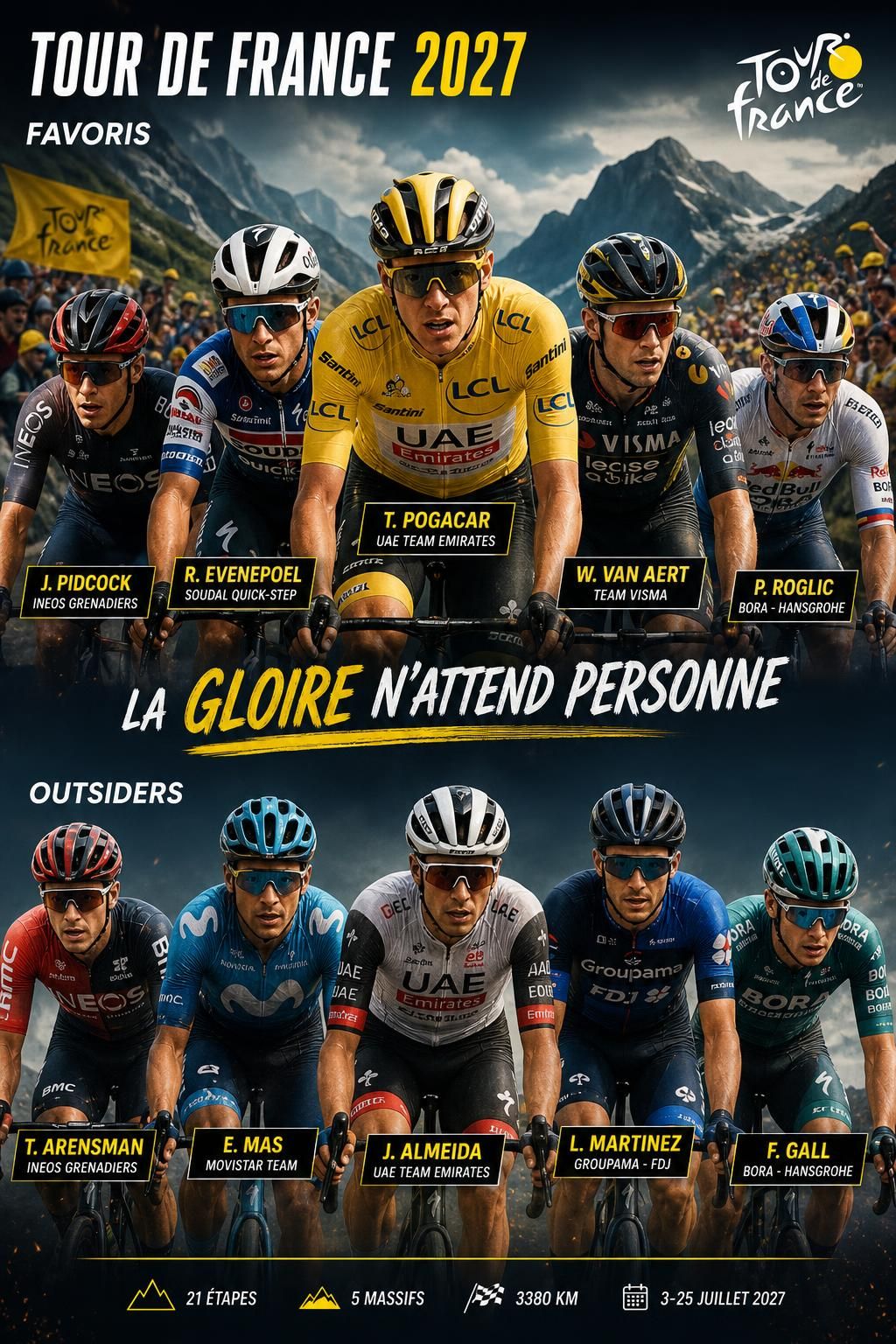 découvrez quand et où regarder la révélation officielle du parcours du tour de france 2027 pour ne rien manquer de cet événement incontournable.