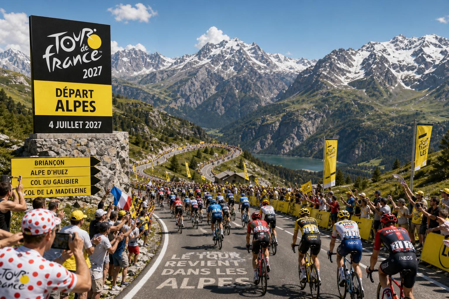 découvrez le parcours du tour de france 2027 avec une ouverture spectaculaire dans les alpes, une étape inoubliable en savoie à chambéry le 14 juillet, avant de conquérir les mythiques pyrénées.