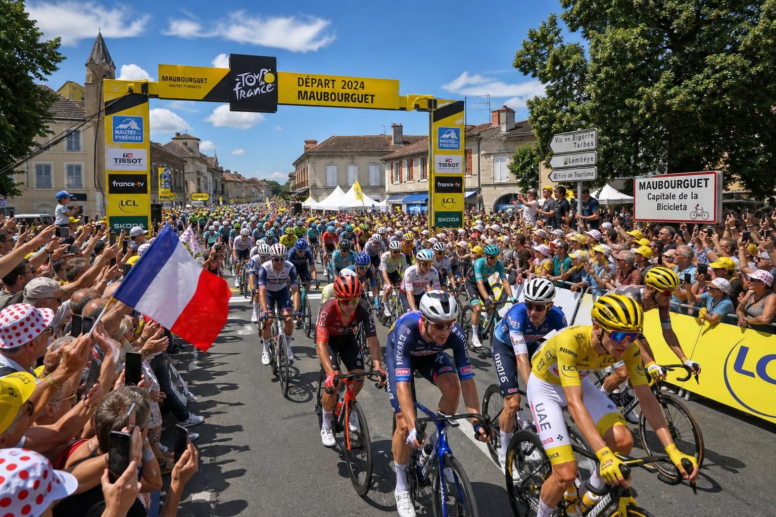 découvrez maubourguet, ville hôte de l'avant-dernière étape du tour de france 2027, un événement sportif mondial incontournable à vivre en direct.