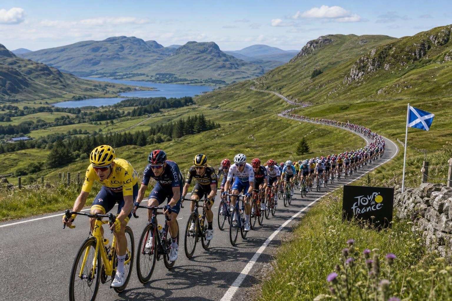 découvrez le tour de france 2027 avec un départ spectaculaire en écosse, un contre-la-montre prestigieux, et les mythiques ascensions du tourmalet et du grand colombier pour une course inoubliable.