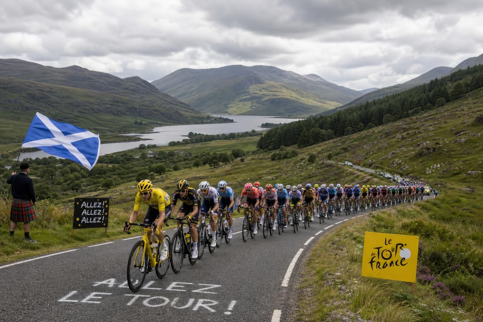 découvrez le tour de france 2027 avec un départ spectaculaire en écosse, un contre-la-montre impressionnant et des ascensions mythiques qui promettent une course inoubliable.